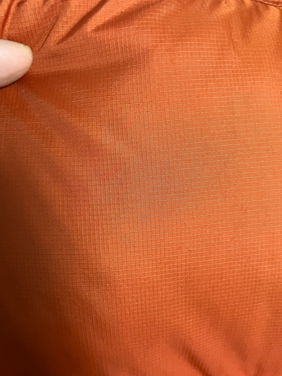 노스페이스 700 중앙로고 패딩 조끼 오렌지 L 상품이미지10