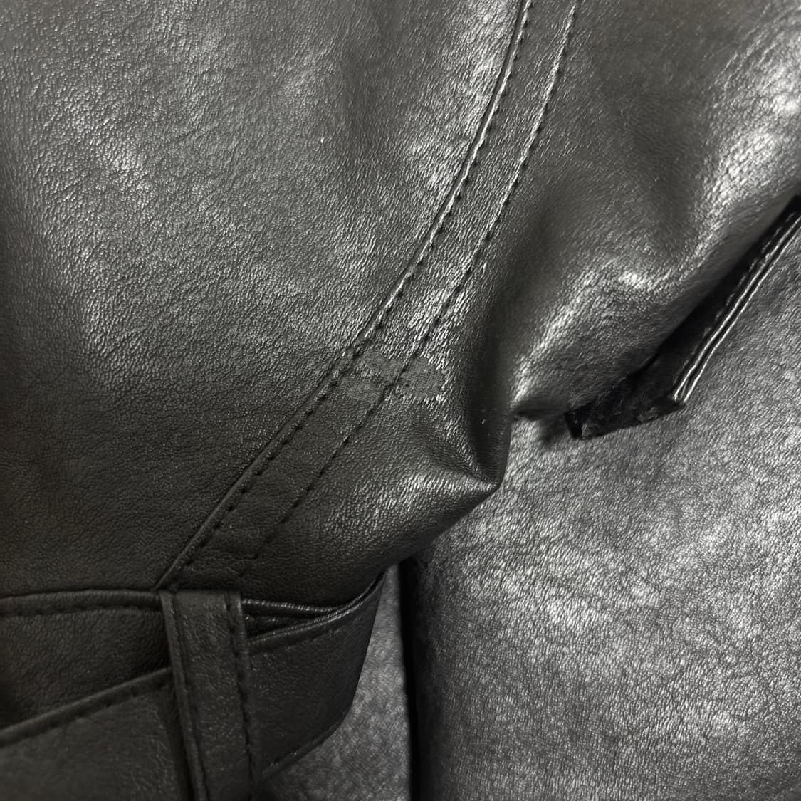 페일제이드 모토 레이서 레더 자켓 블랙 상품이미지10