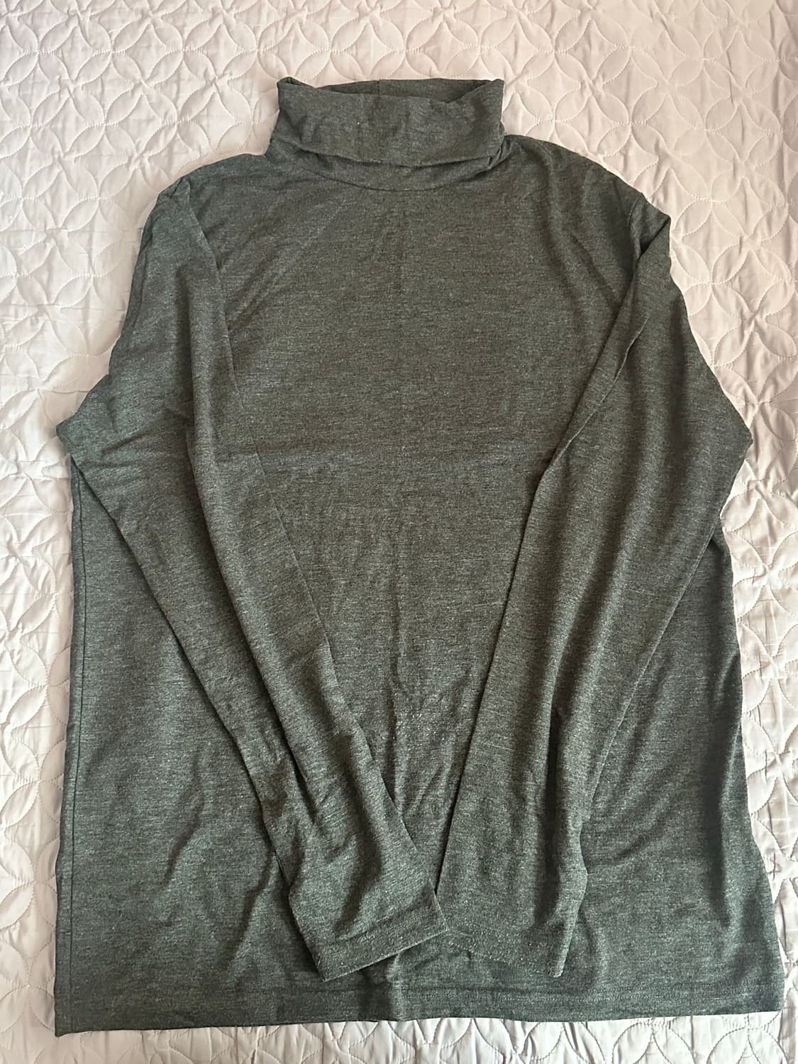 [3] 폴리테루 터틀넥 슬리브 차콜 상품이미지2