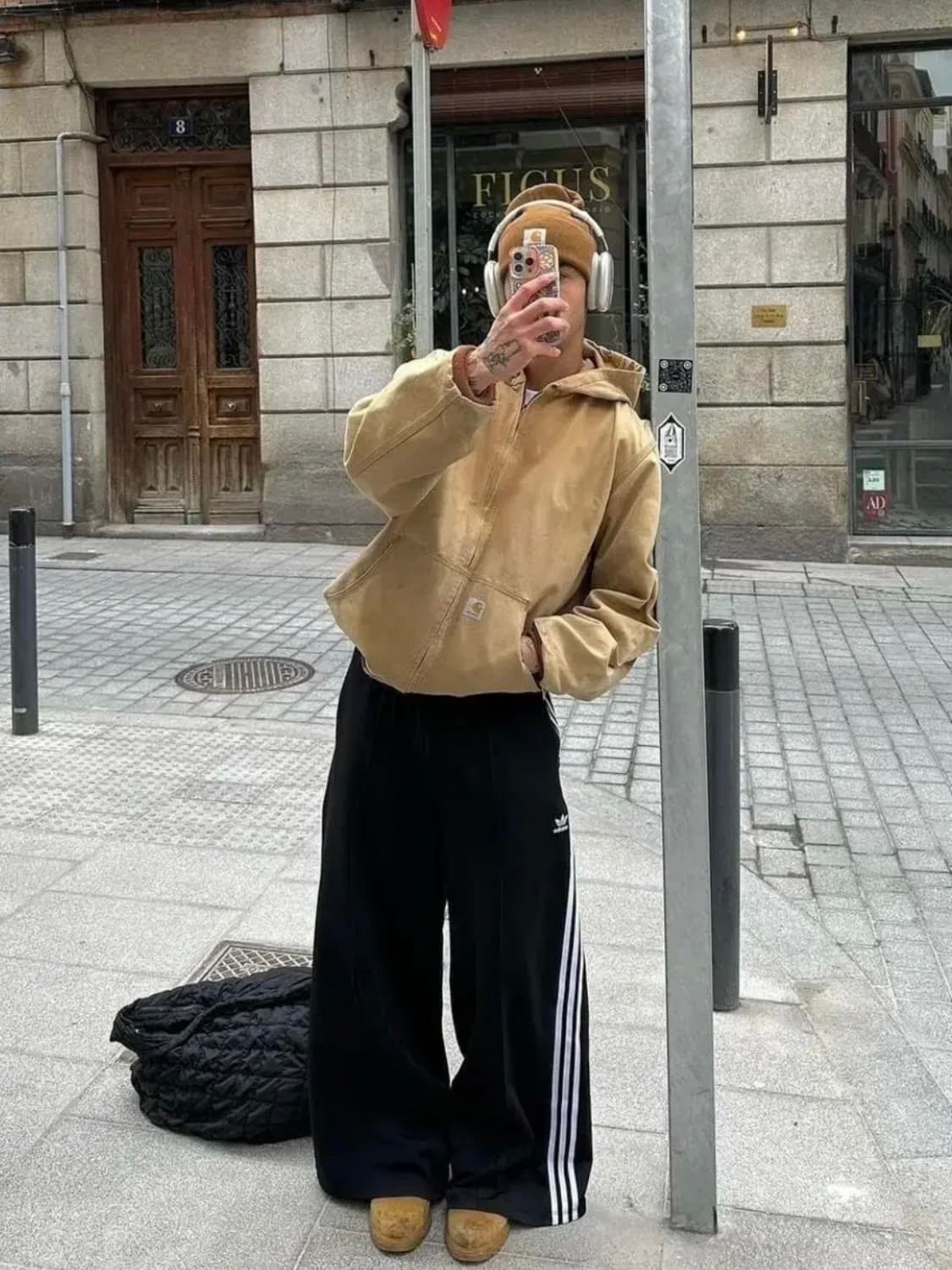 빈티지 칼하트 AJR116 액티브 후드 재킷 XL 상품이미지1