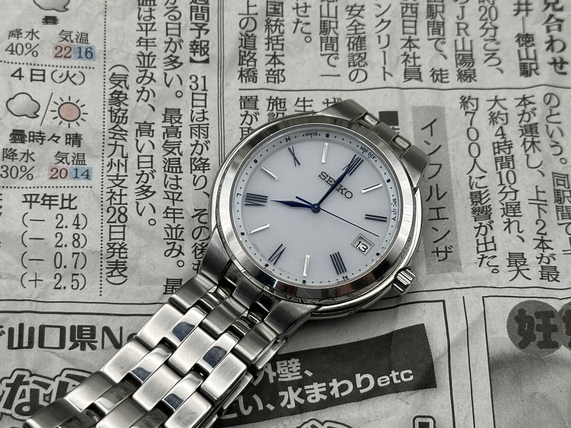 [현행급 미품] 세이코 셀렉션 SBTM281 전파솔라(7B62-0AA0) 상품이미지6