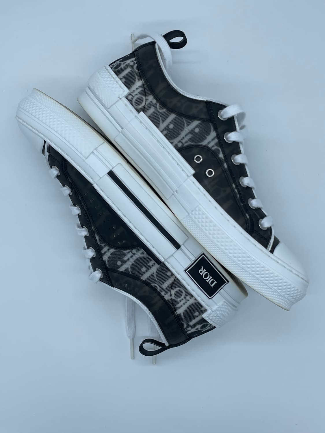 [ 40 ] 정품 디올 B23 로우탑 오블리크 스니커즈  상품이미지2