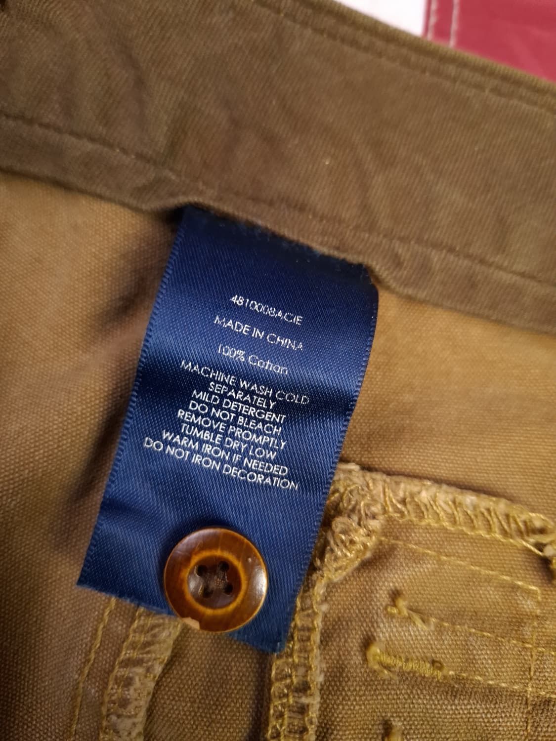 오리지날 랄프로렌폴로 피그먼트 카고 바지 상품이미지8