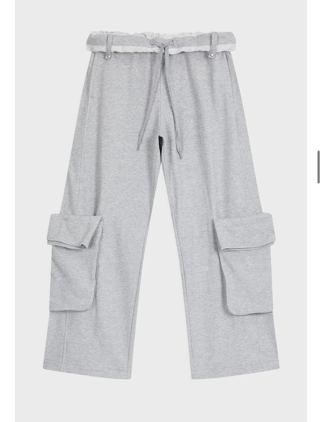 ROLLED WAIST SWEAT CARGO  상품이미지4