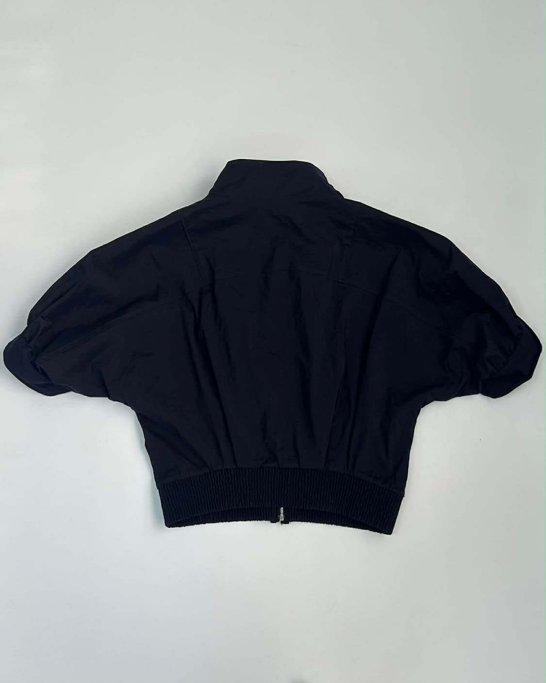 미샤 22년 신형 돌먼 반팔 크롭 블루종 집업 자켓 상품이미지2