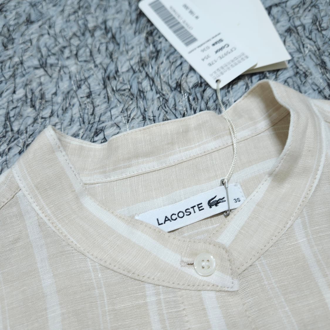 라코스테) 95(36) 여자 린넨셔츠남방 / 왕눈이샵 상품이미지8