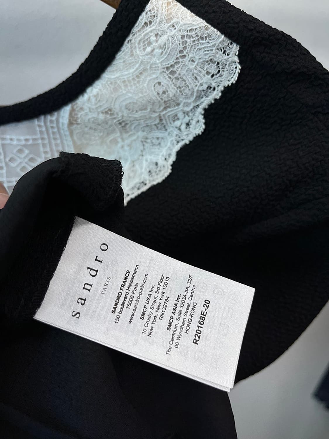 여) 산드로 레이스 미니원피스  상품이미지6