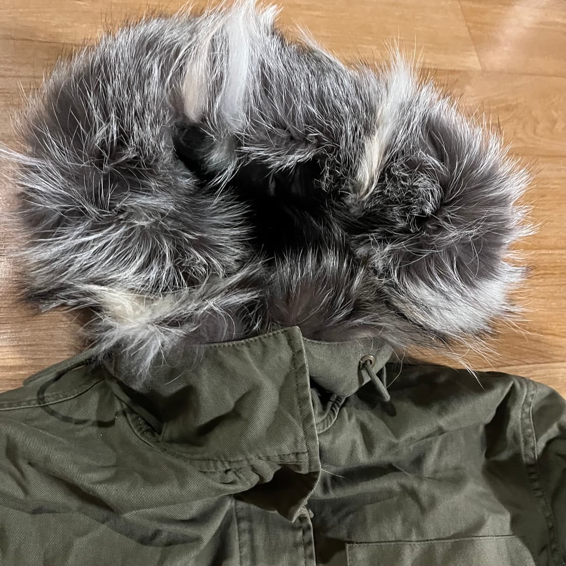 [여55-66] 이브살로몬 아미 폭스퍼 야상패딩 상품이미지7