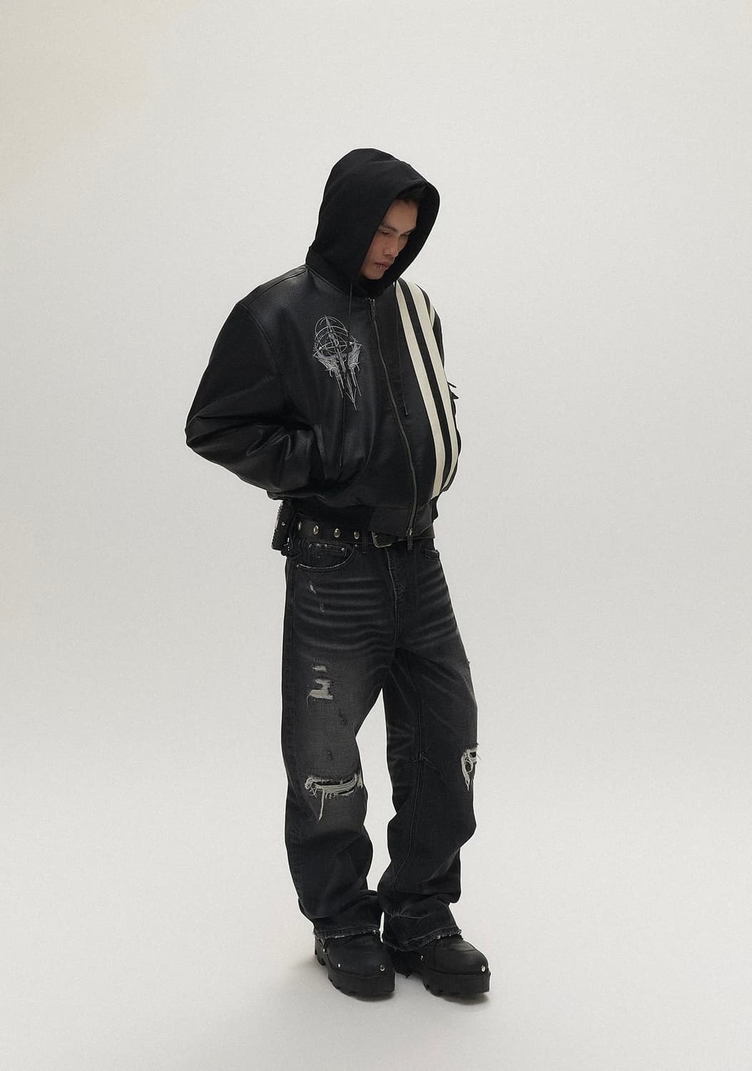 Armored Stud Embroidered Jacket 상품이미지4