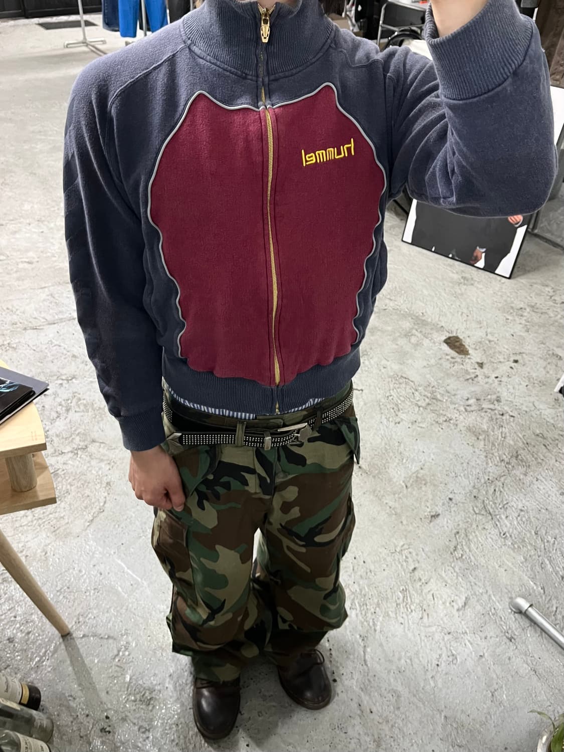 Hummel faded sweat zip up 상품이미지2