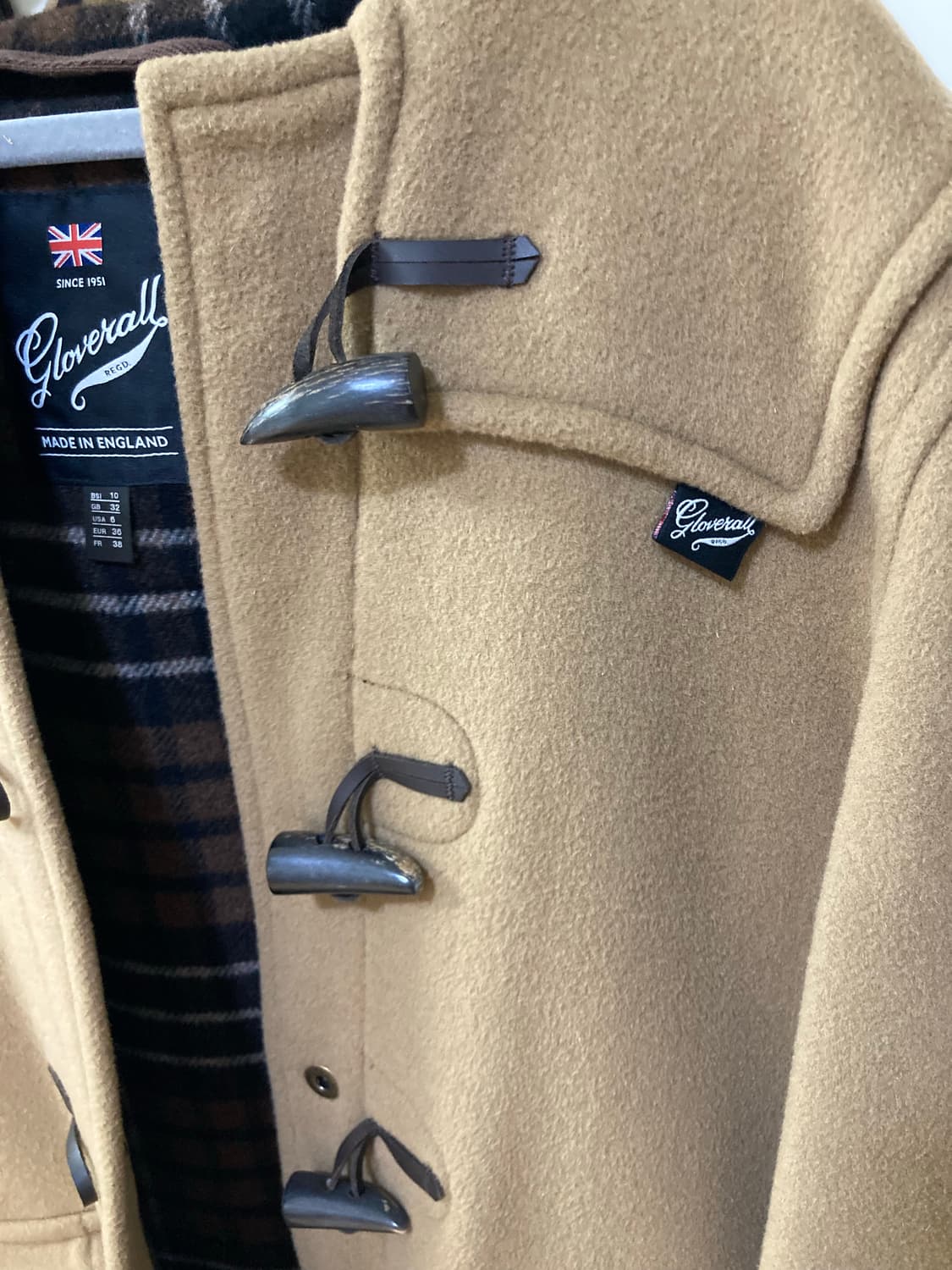 글로버올 더플코트 브라운 상품이미지3