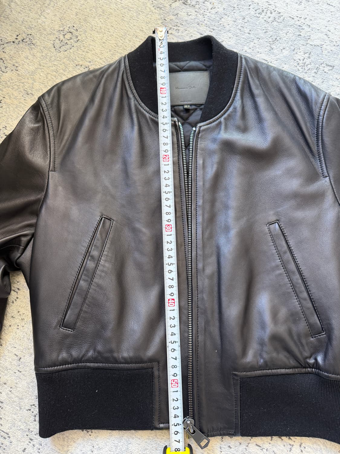 Massimo Dutti lamb leather bomber 가죽봄버 상품이미지9