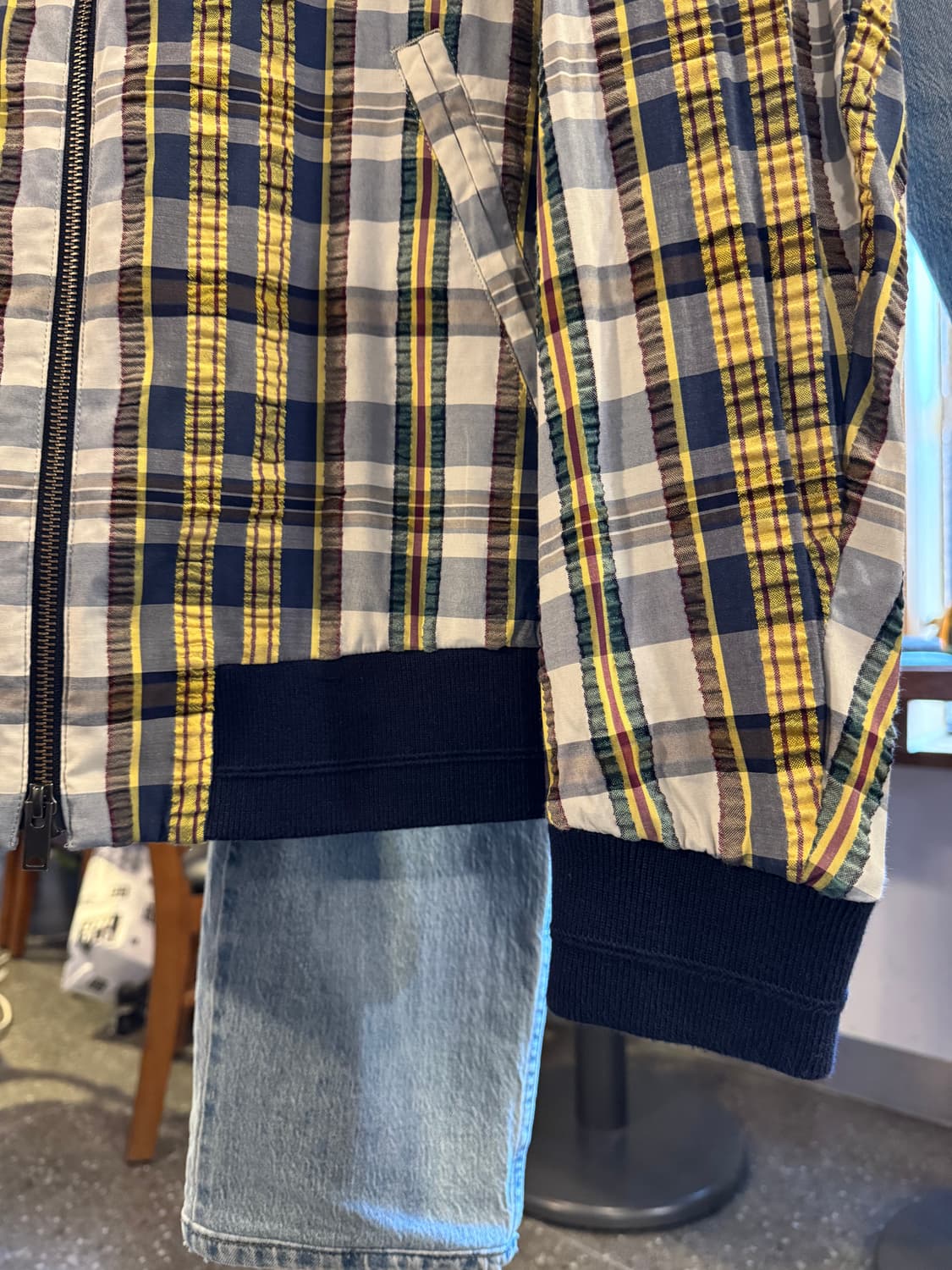 JW 유니클로 콜라보 코튼체크 자켓 상품이미지6