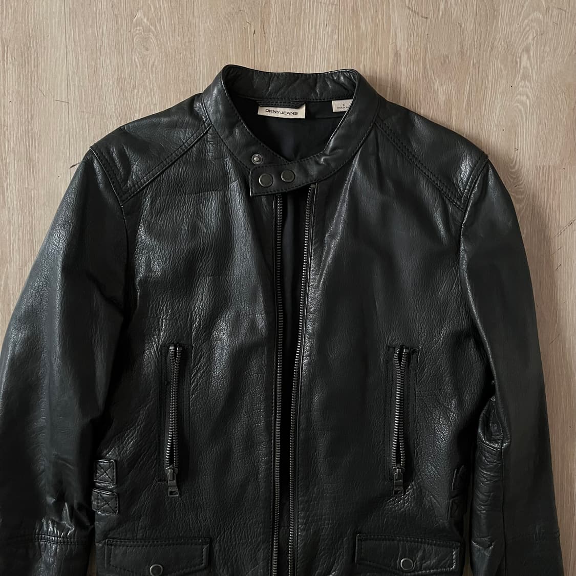 DKNY Jeans 소가죽 라이더 레더 자켓 상품이미지2