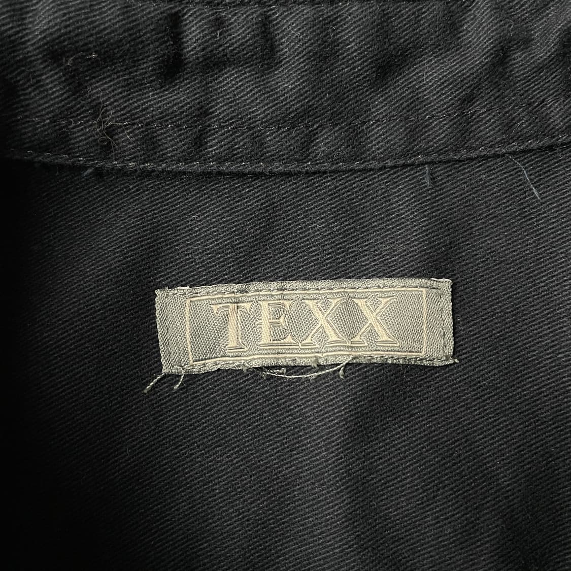 TEXX 빈티지 블랙 코튼 워크 셔츠 A00567 상품이미지9