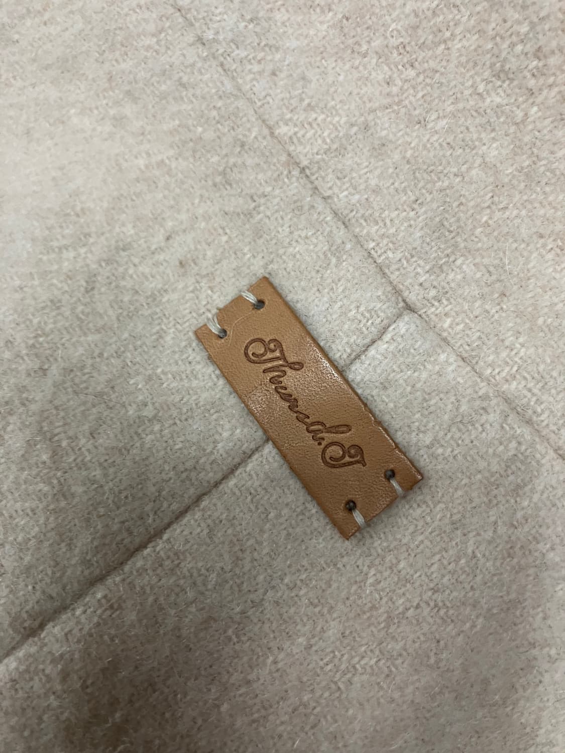 써스데이 아일랜드 알파카 혼방 코트 S 상품이미지8