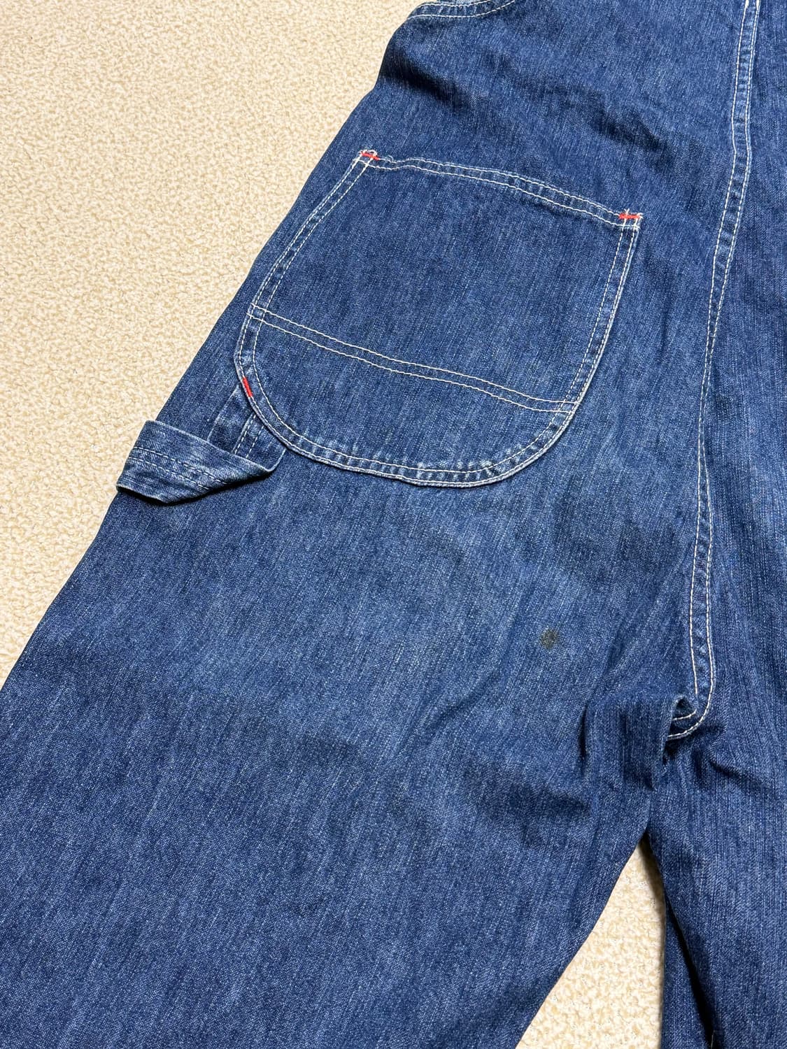 90s 랭글러 블루벨 데님 오버롤 상품이미지4