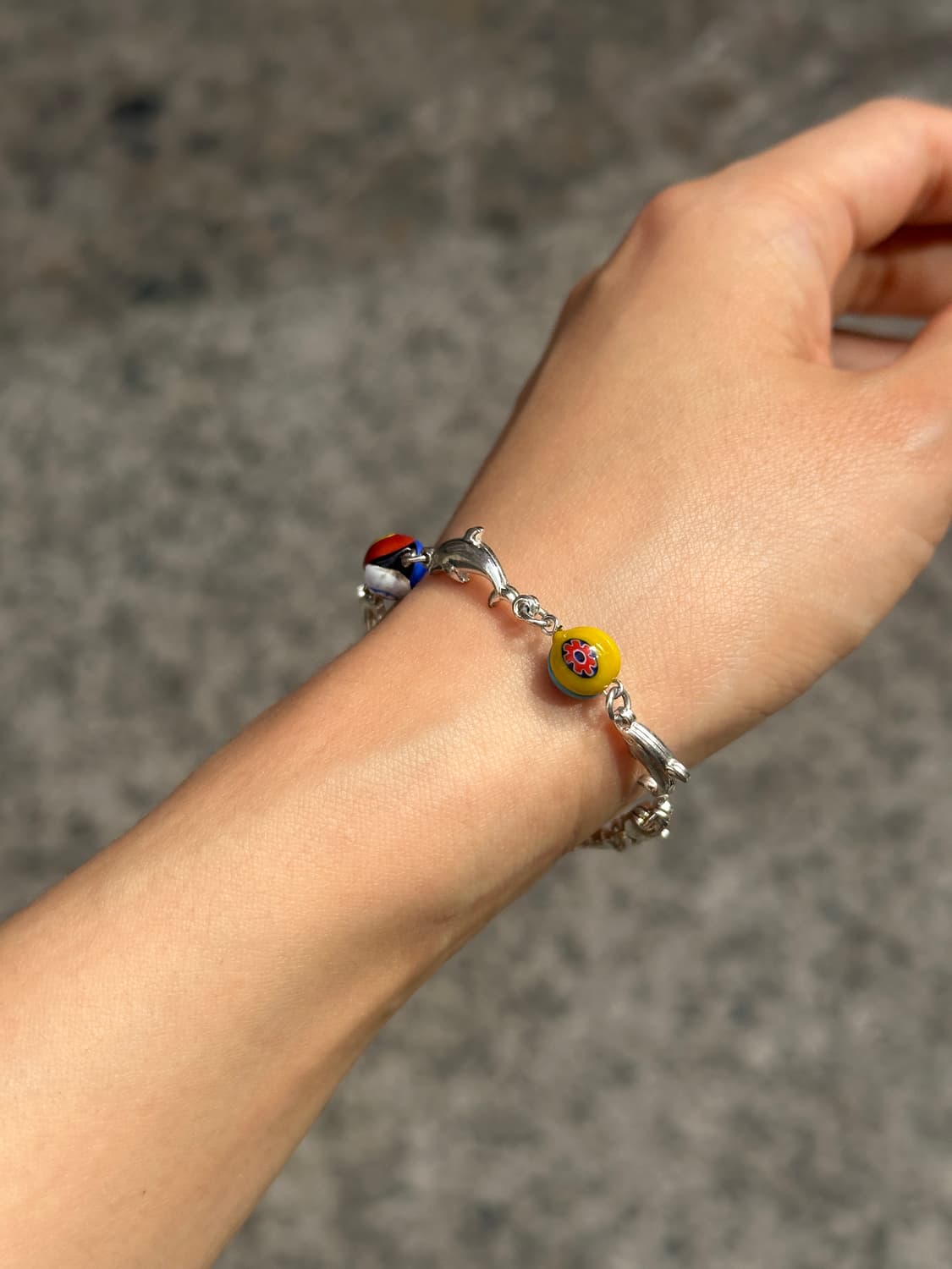 Vintage 925 Sterling Silver Murano Mille 상품이미지7