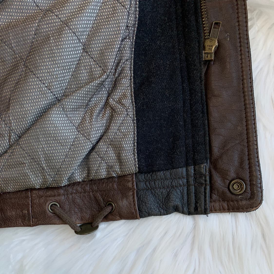 일본 빈티지 HUMPHREY BOGART 사슴 가죽 자켓 1739 상품이미지7