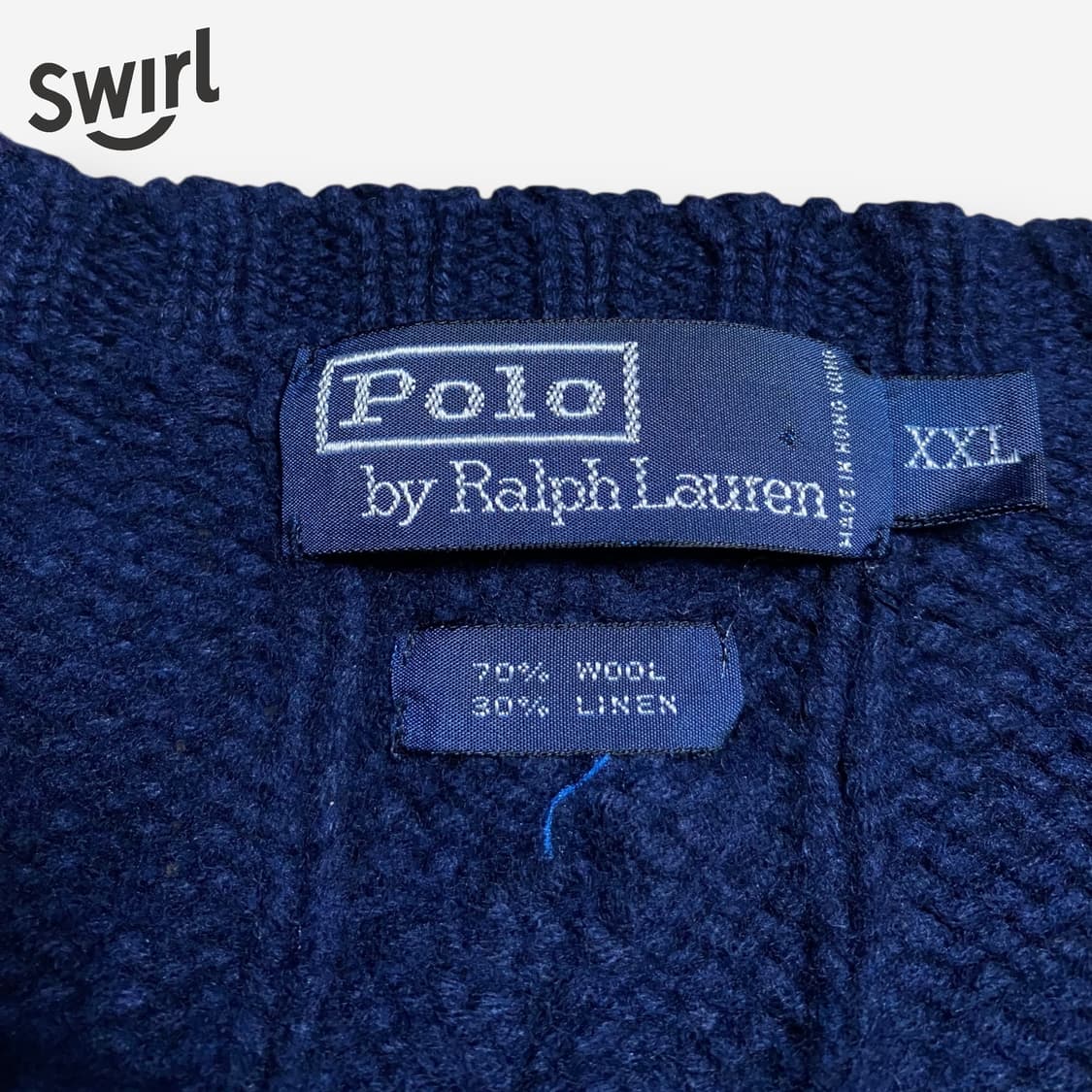 🌊90s Polo wool cable knit 상품이미지7