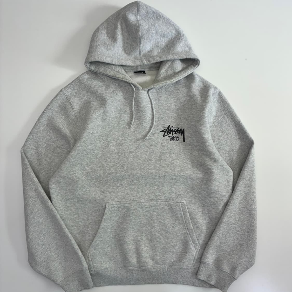 Stussy 스투시 tokyo 멜란지그레이 후드티 상품이미지1