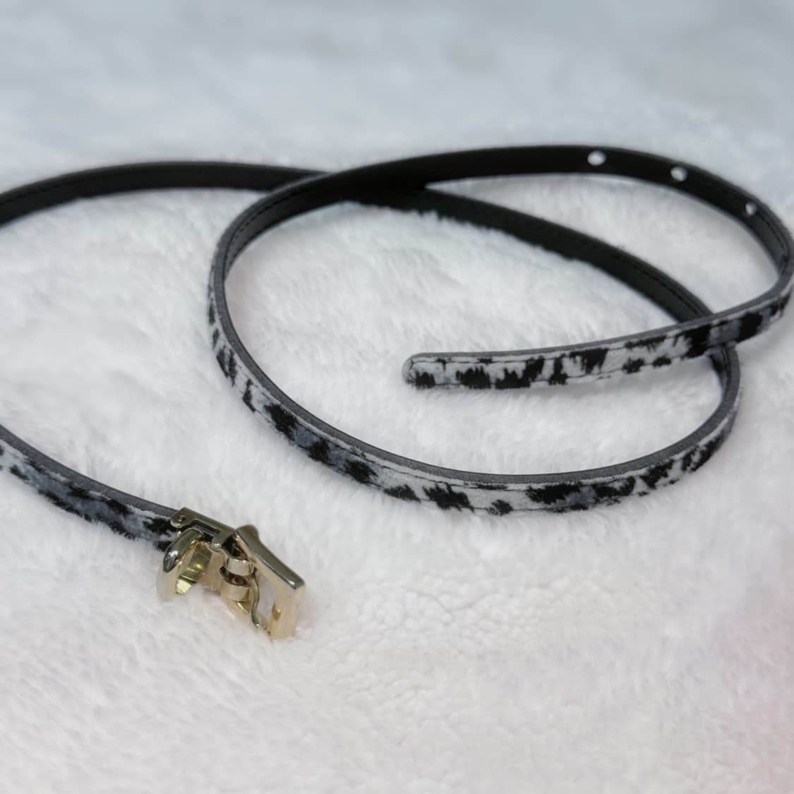 JPN 하라주쿠 히메갸루 오네갸루 레오파드 호피 벨트 ≽^•⩊•^≼ 상품이미지3