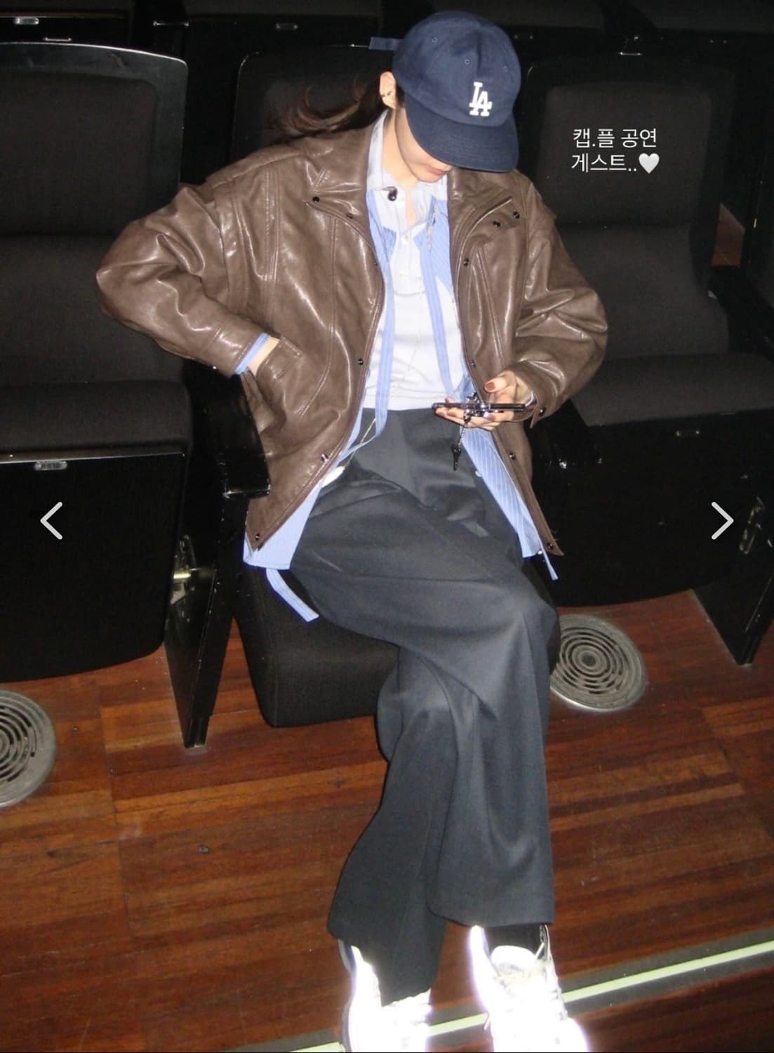 아비에무아 레더자켓 브라운 사이즈2(남여공용) 상품이미지2