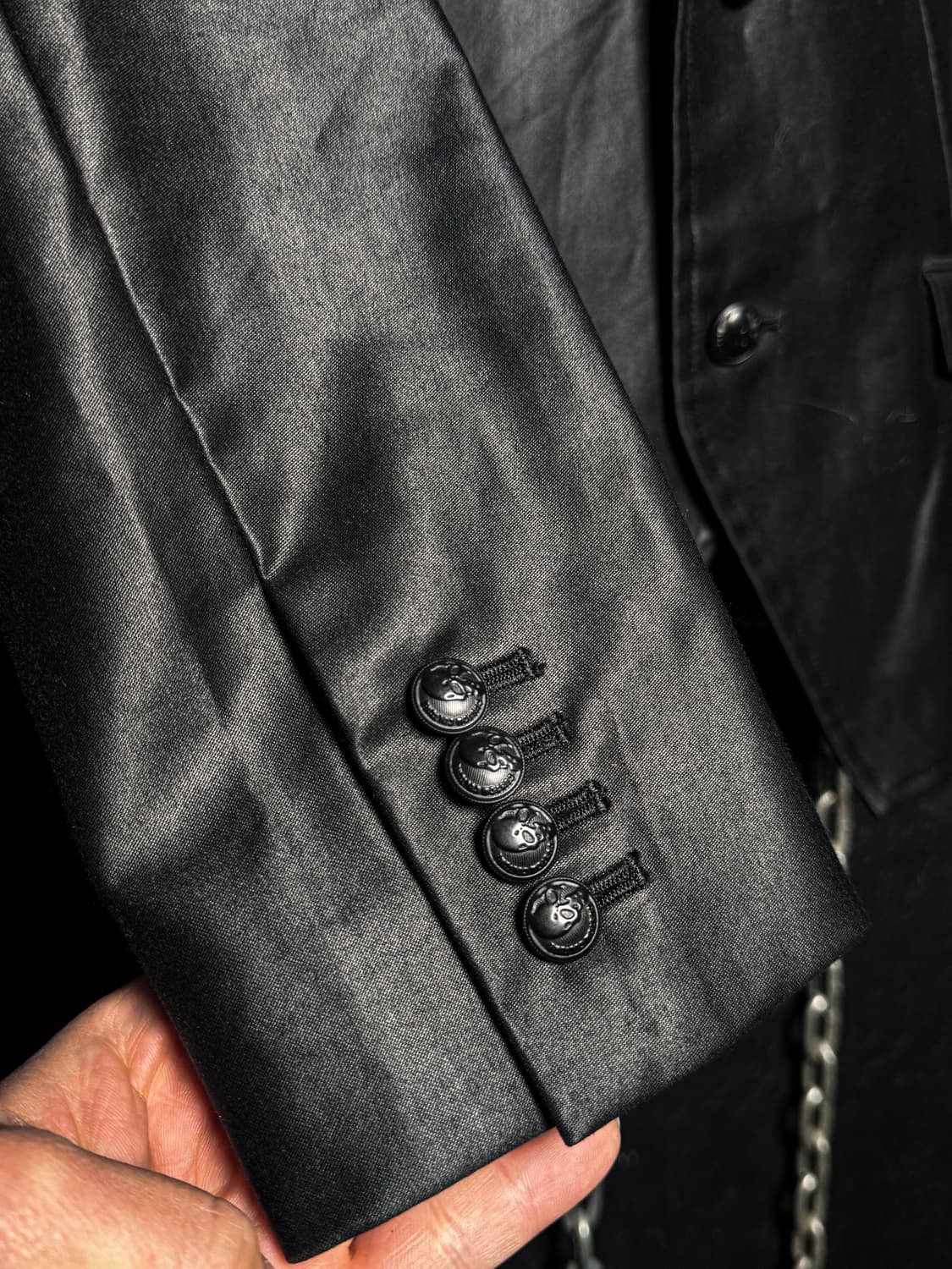 CUSTOM CULTURE – Black Coated Blazer 상품이미지7