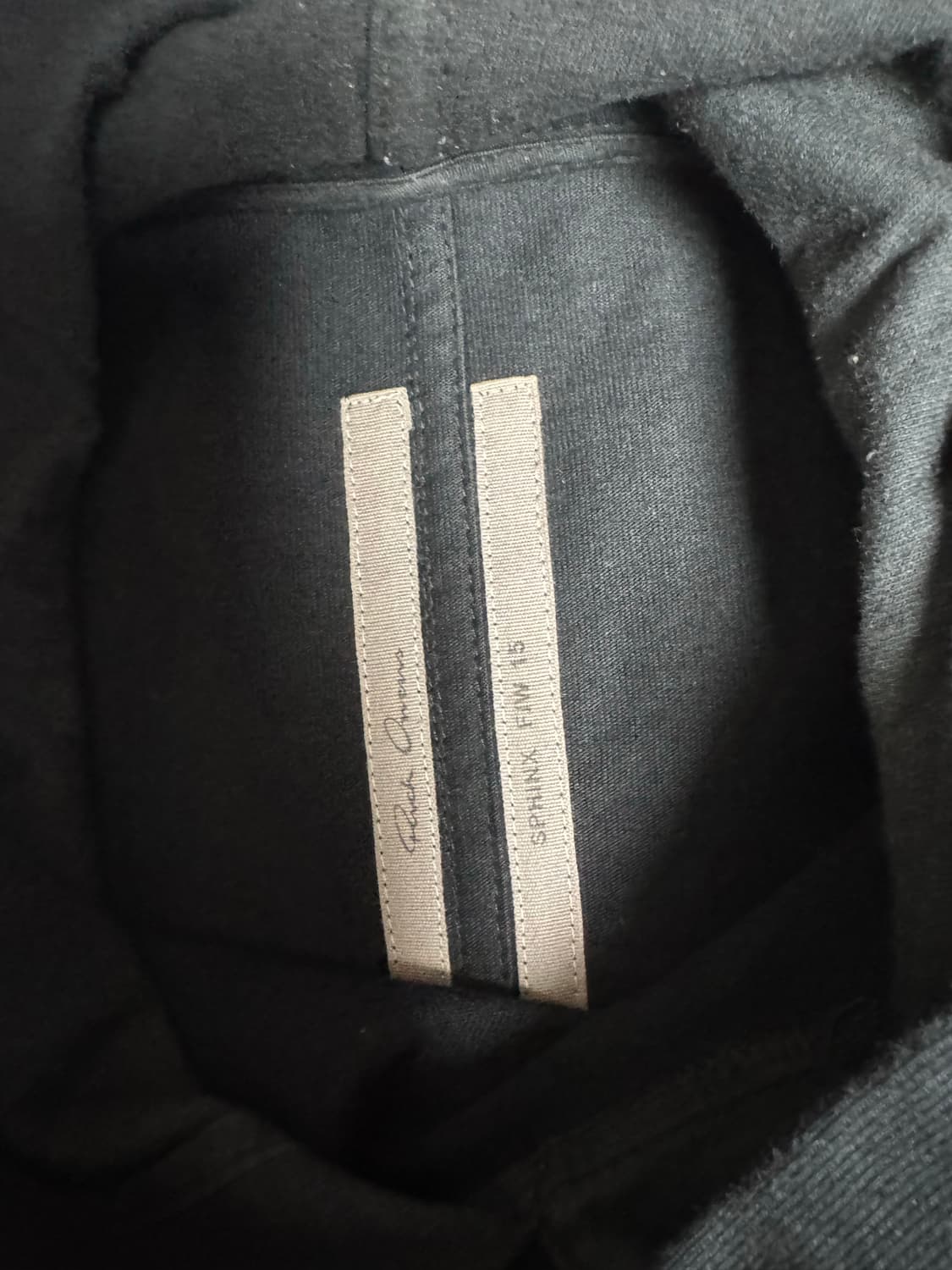 릭오웬스 드로스트링 롱라인 후드 상품이미지3