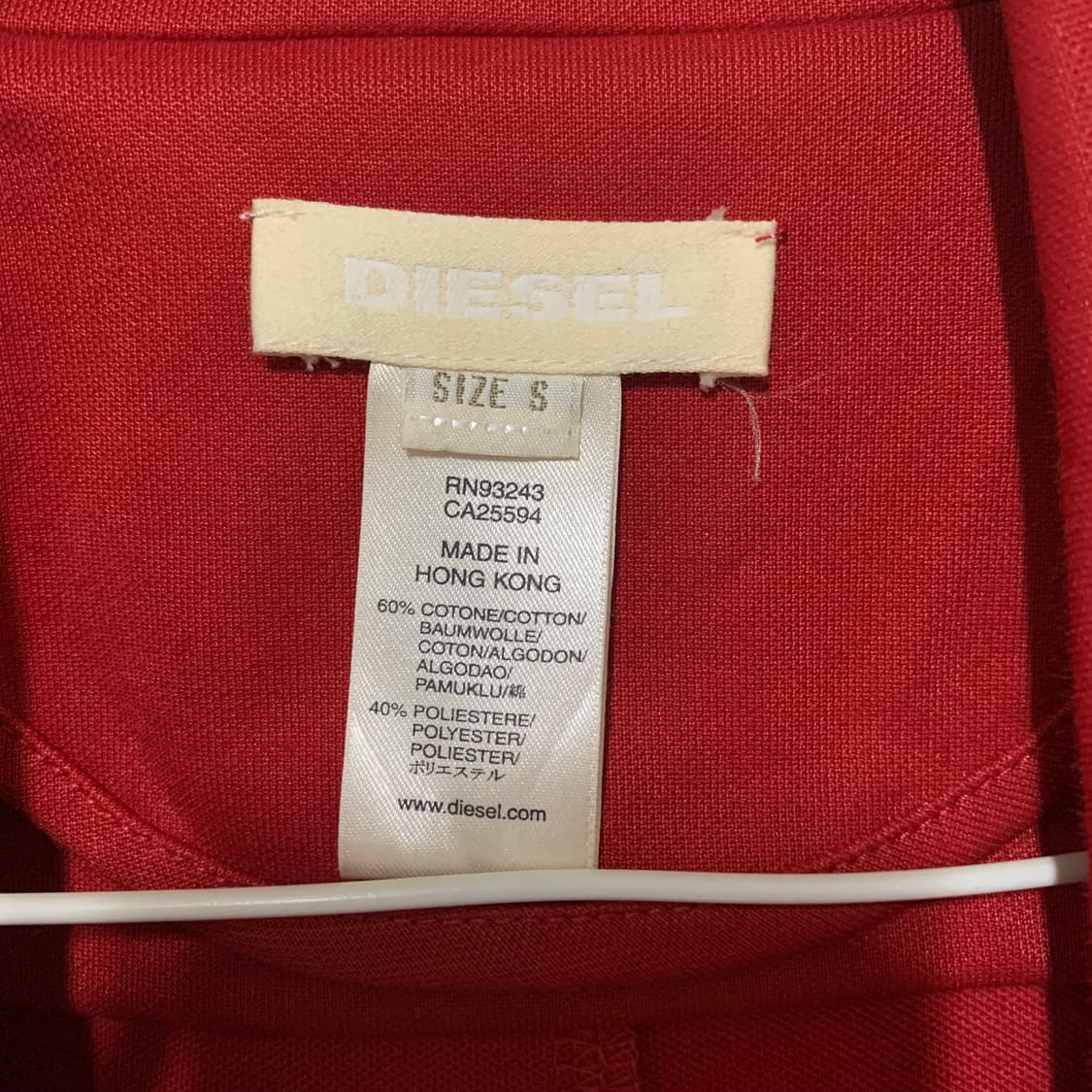 디젤 레드 재킷 상품이미지6
