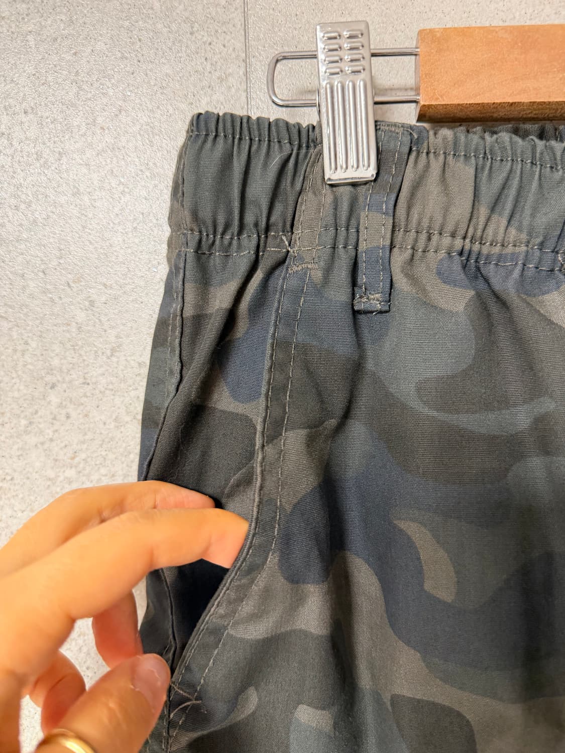 카고 칠부 바지 카모 패턴 여성 상품이미지2