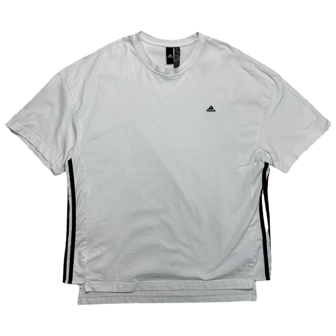 ADIDAS 사이드 삼선 오버핏 반팔 2XL 상품이미지1