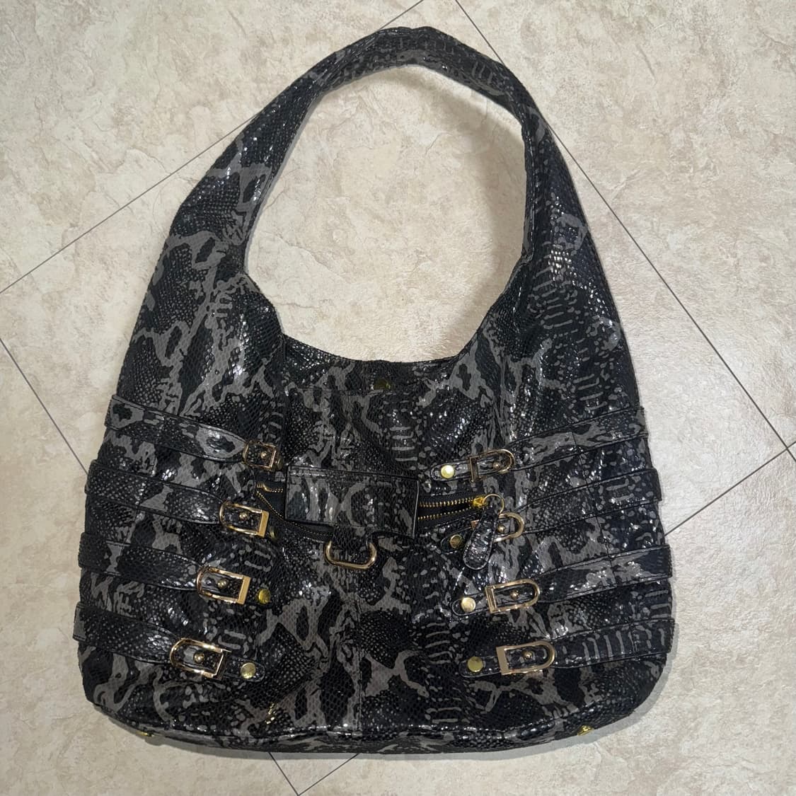 갸루 레오파드 숄더백  상품이미지3