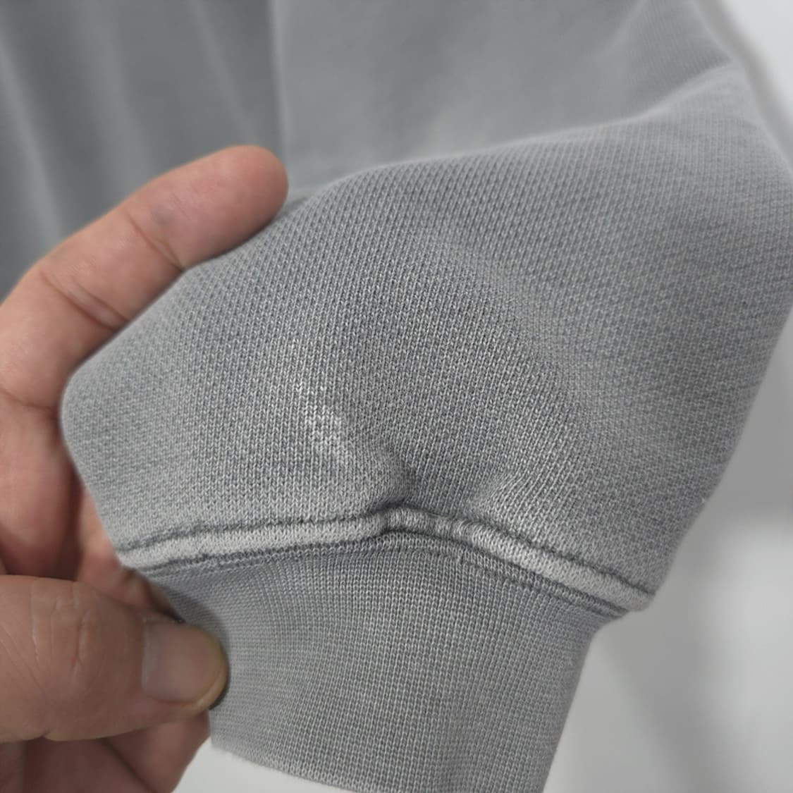 에스피오나지 ESPIONAGE 코튼 크루넥 맨투맨 그레이 XL 상품이미지4