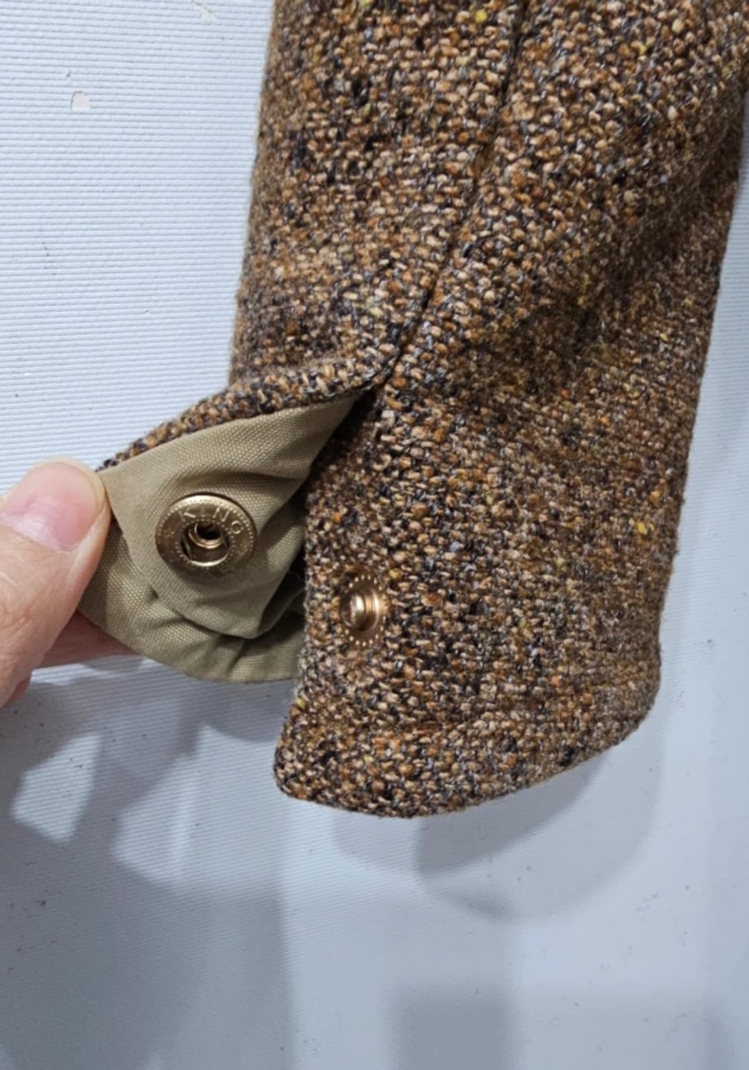 타임 TIME 벨티드 배색 자켓 ~55 상품이미지7