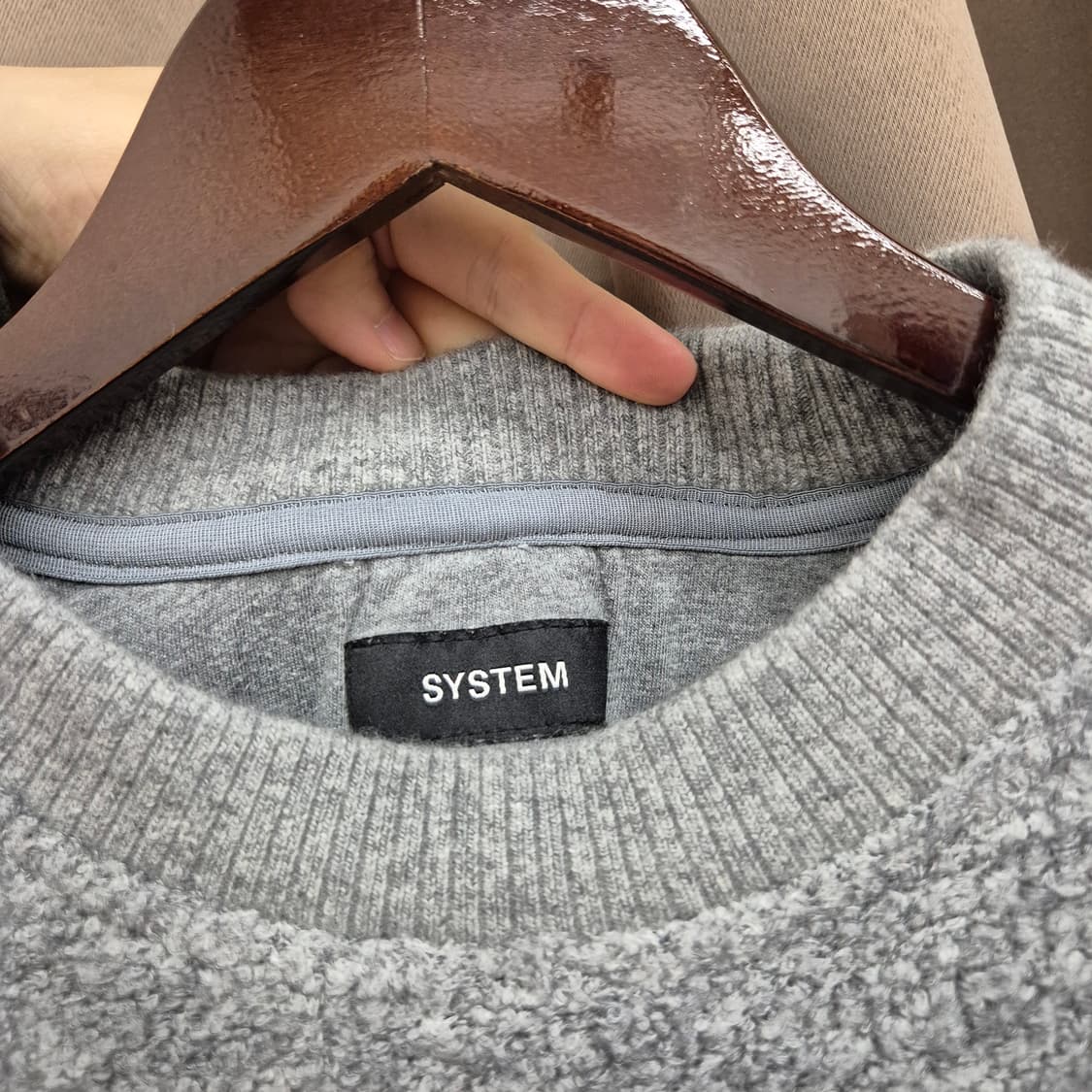 한섬 시스템 2023 텍스처 니트 스웨터 95 상품이미지5