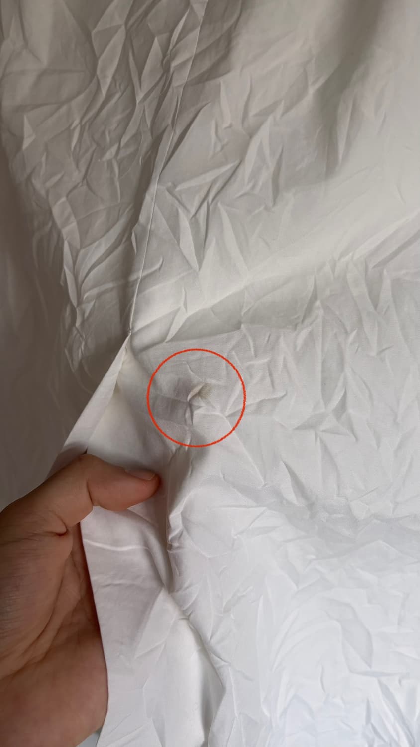 오라리 링클 워시드 FINX 트윌 스커트 화이트 1 상품이미지8