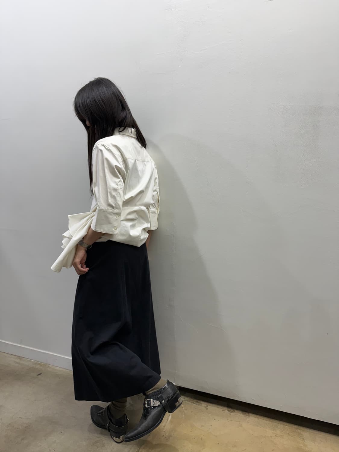 꼼데가르송 사이드 링 디테일 스트랩 스커트 상품이미지6