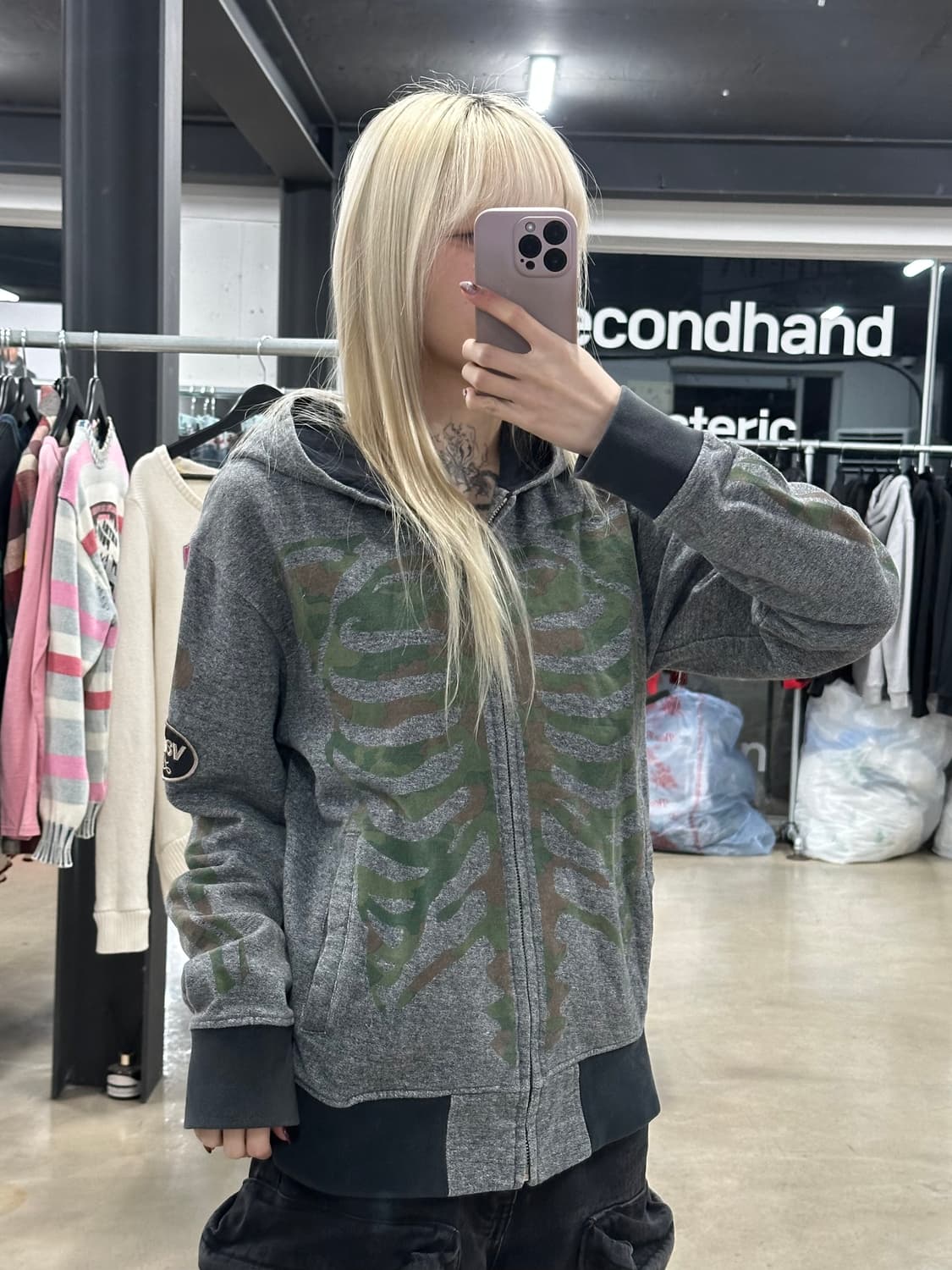 벤슨 본 카모 후드집업 상품이미지1