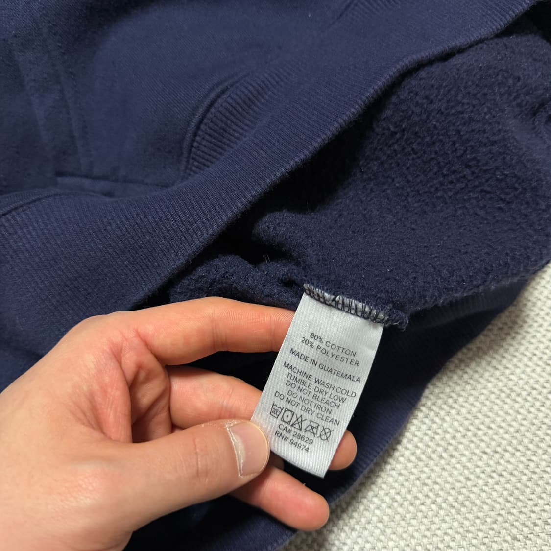 스투시 베이직 로고 후드티 상품이미지4