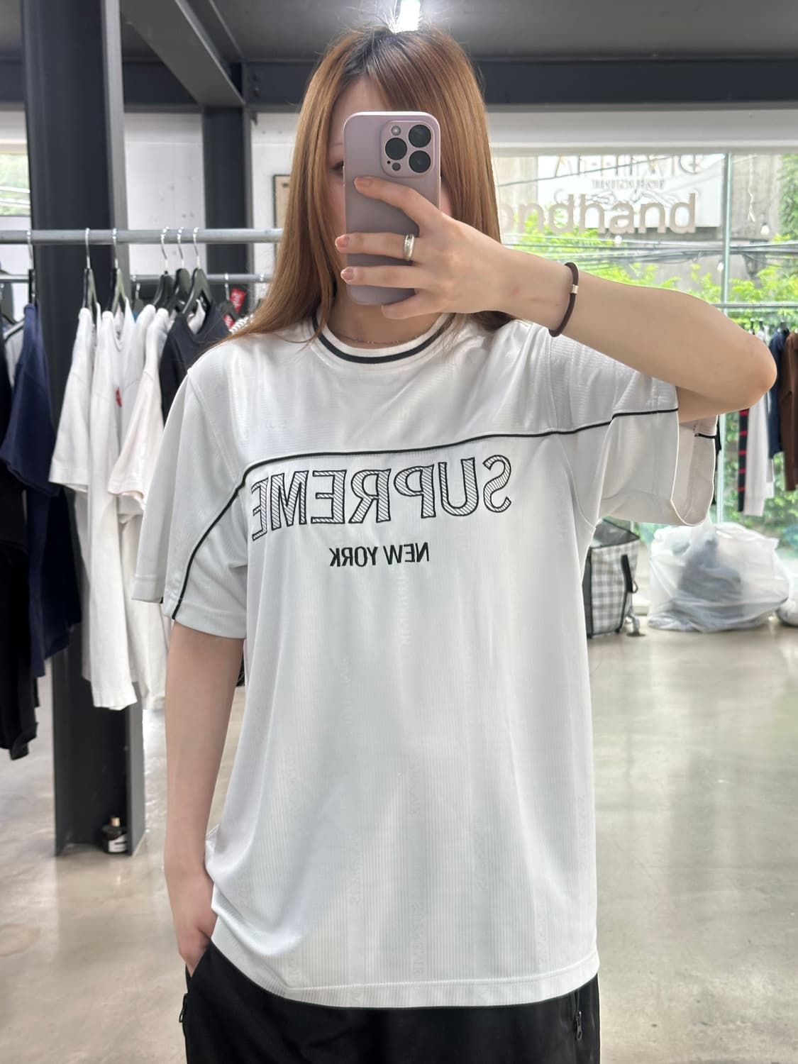 슈프림 18SS 다즐 웜업 탑 반팔져지 상품이미지1
