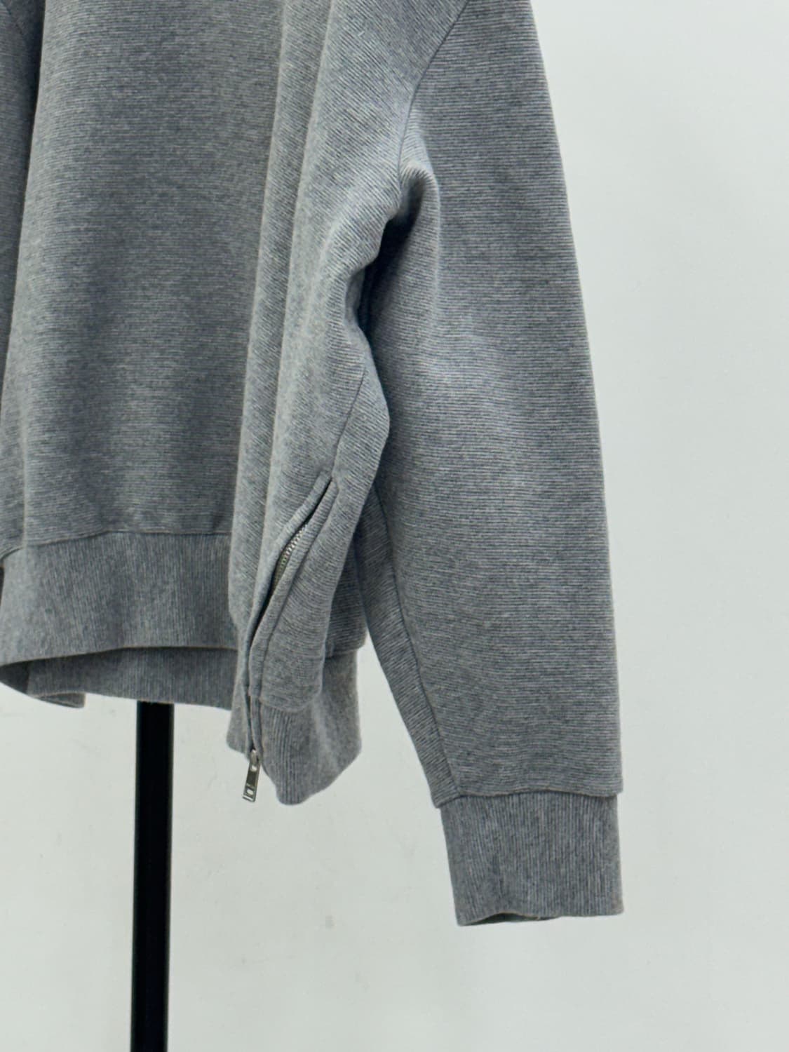 시스템 옴므 오픈 카라 니트 상품이미지5