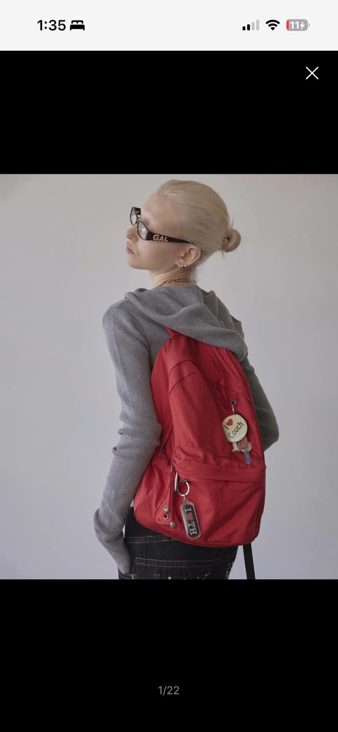 스컬프터 goodgirl backpack red  상품이미지1