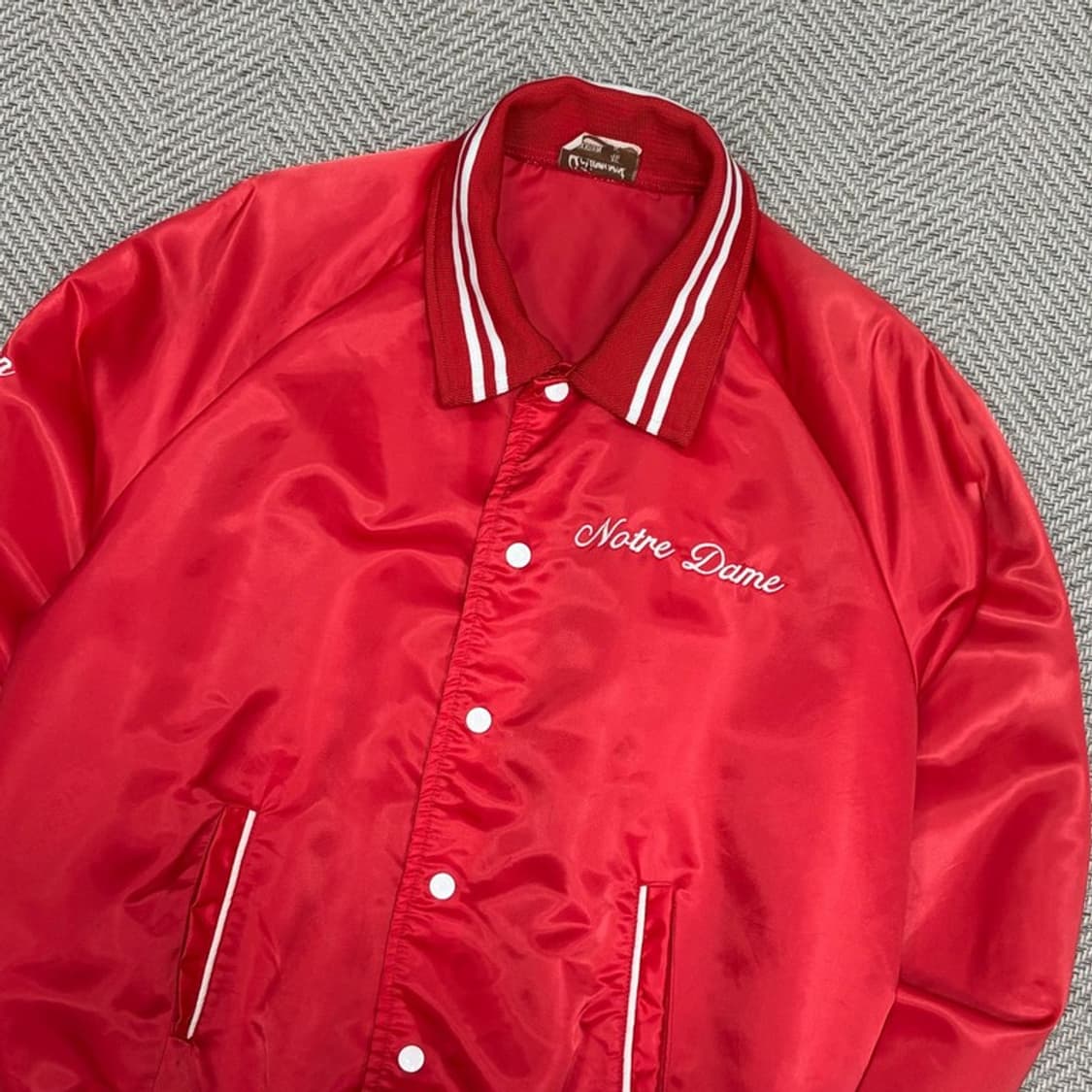 노트르담 자수 새틴 바시티 v1265 상품이미지3