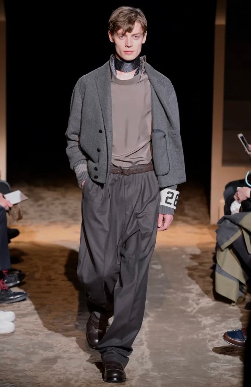 ErmenegildoZegna COUTURE WOOL WIDE PANTS 상품이미지1