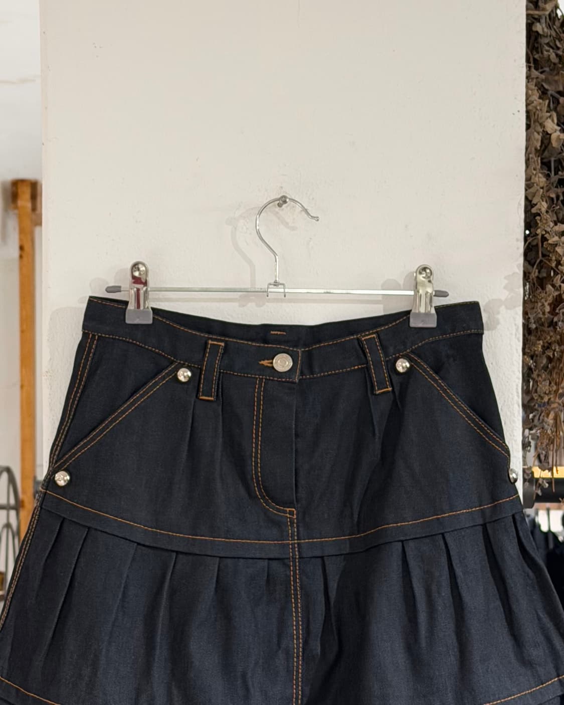 소니아 리키엘 데님 플레어 미디 스커트 상품이미지2