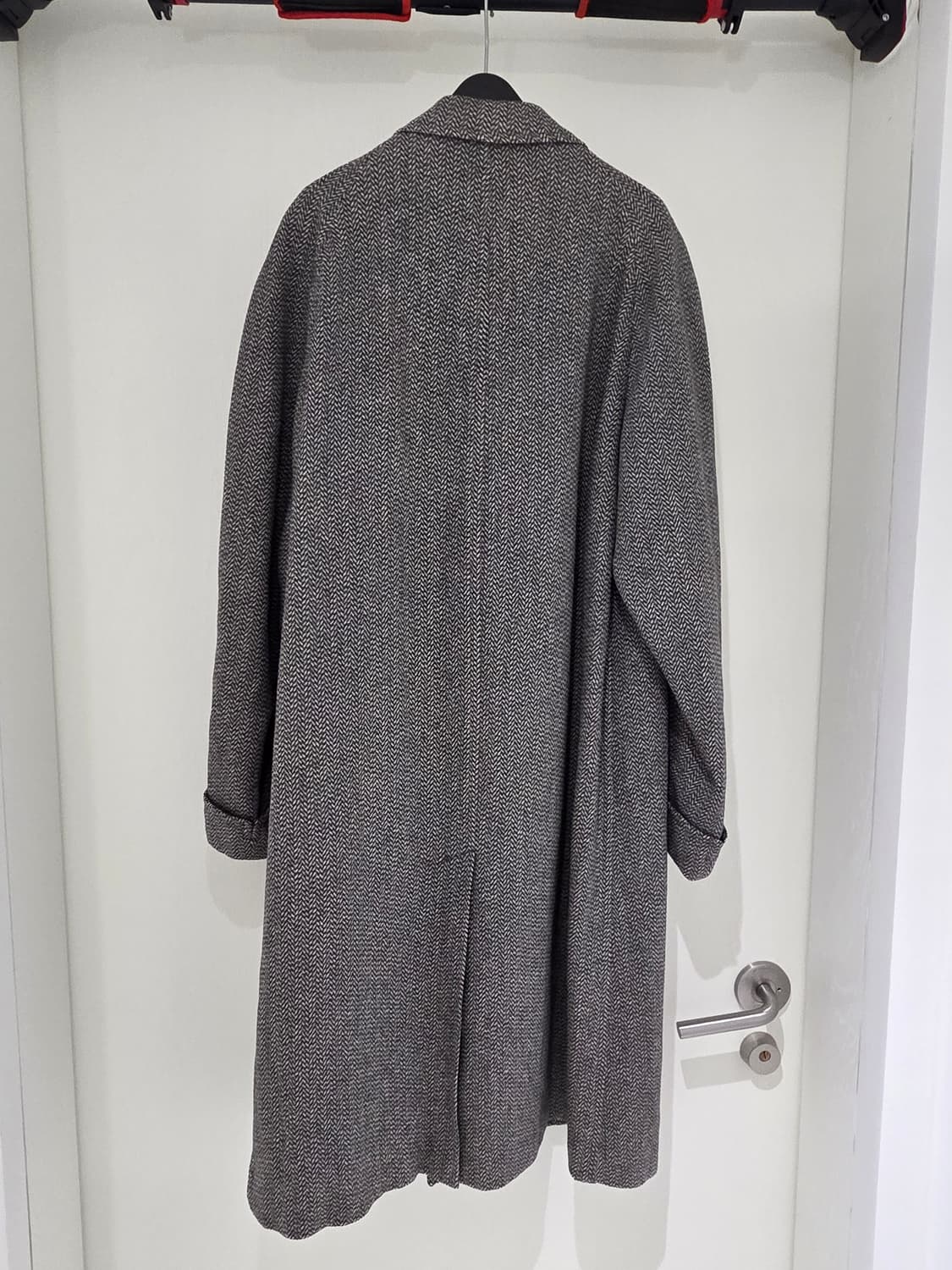 60s 아쿠아스큐텀 헤링본 코트 상품이미지2