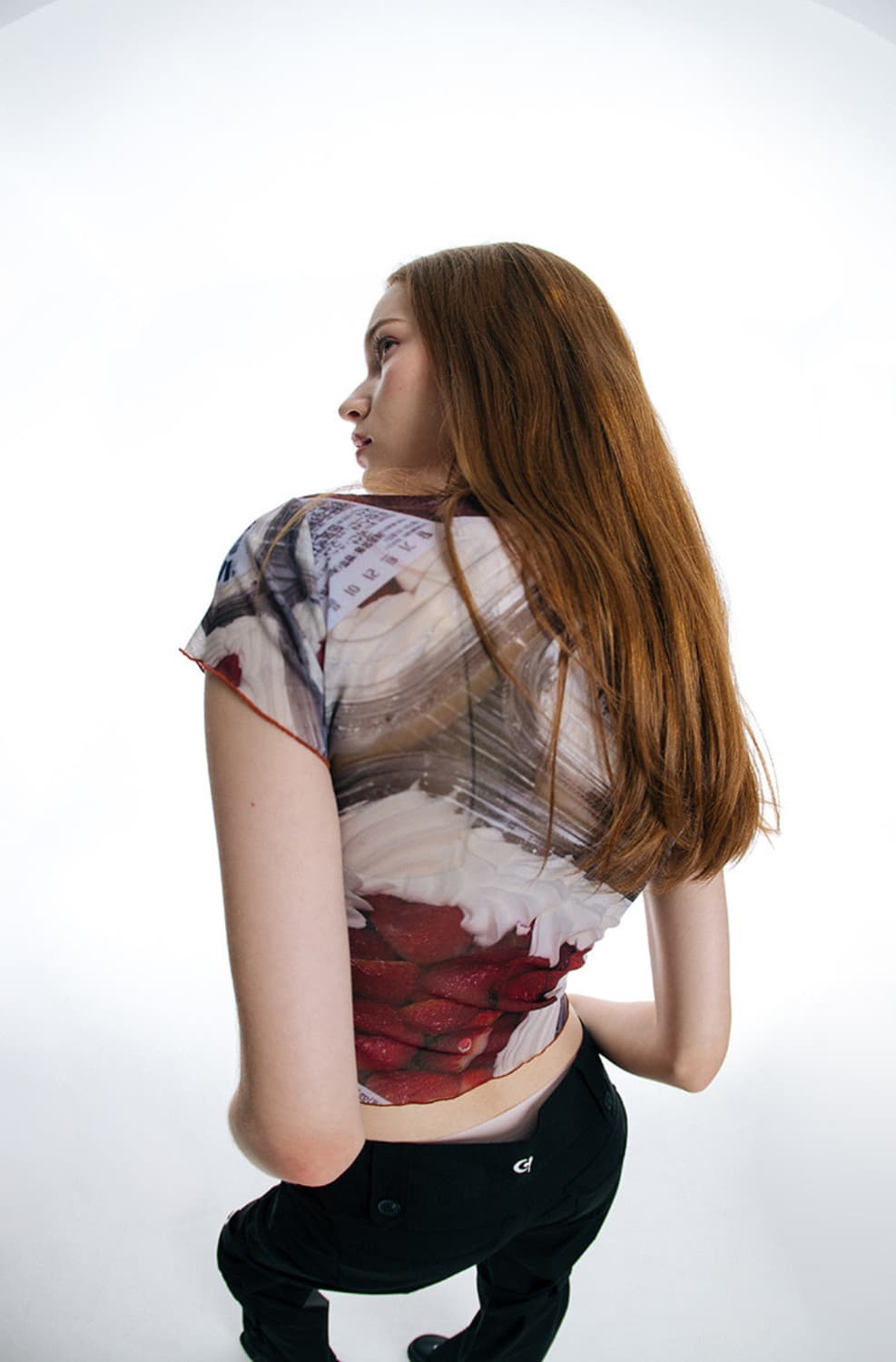 클럿스튜디오 스트로베리 망사탑 [하니 착용] 상품이미지3