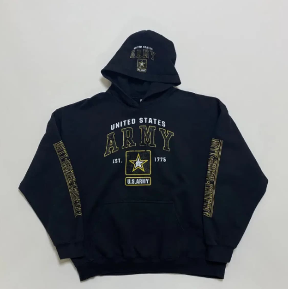 [XL] GILDAN 밀리터리 ARMY 후드 티셔츠 S-58 상품이미지4