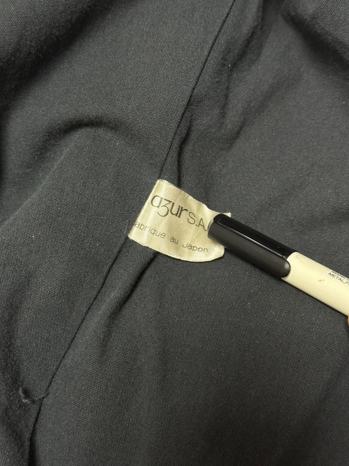 a3ur 빈티지 레더 바시티 자켓  상품이미지6